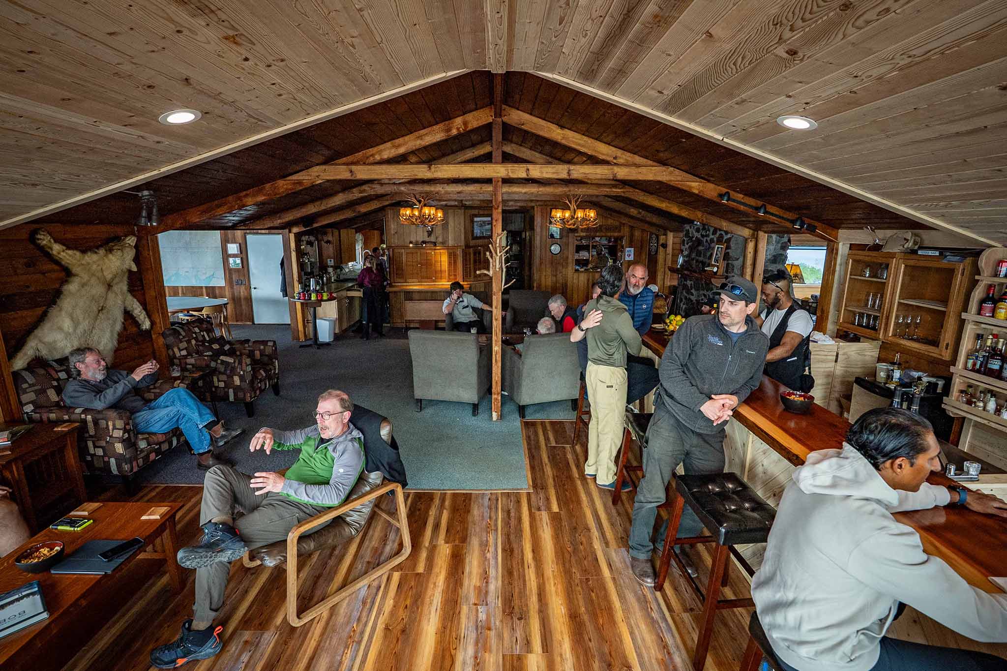 Tikchik Narrows Lodge Lounge 