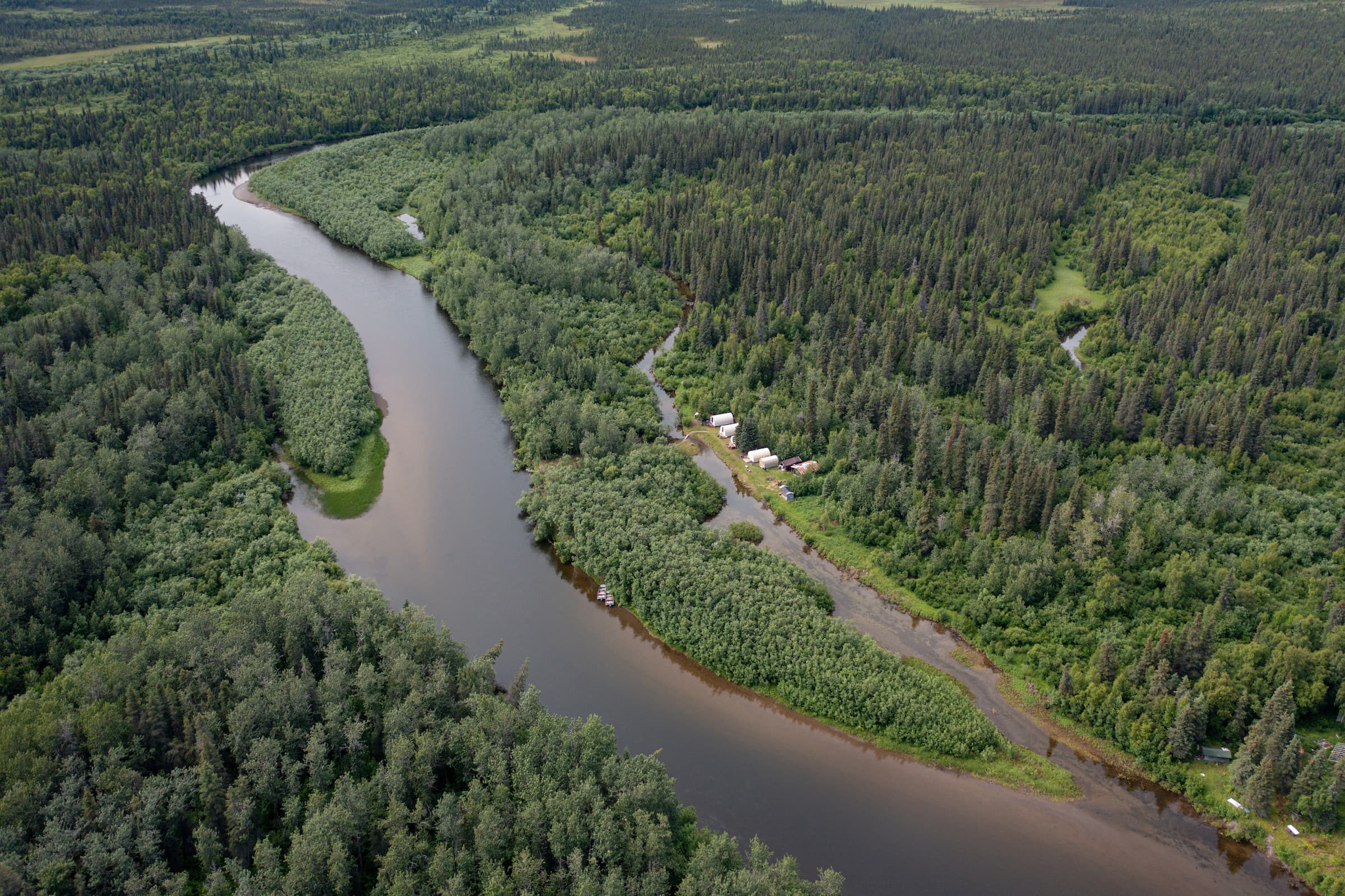 Upper Nushagak River in Western Alaska 