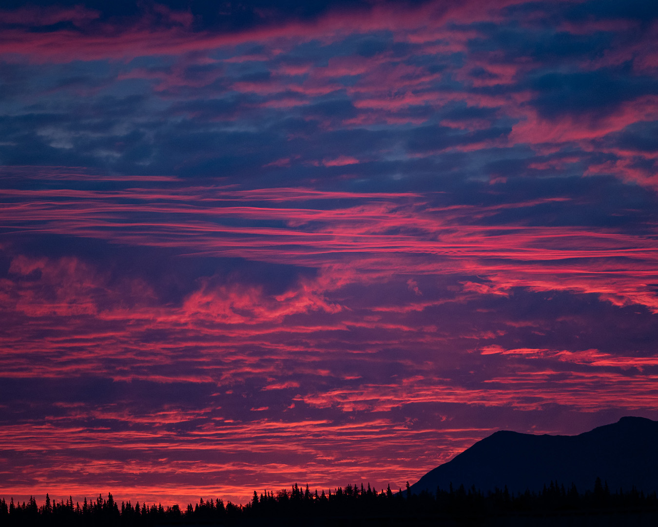 Sunrise in Wood Tikchik State Park 