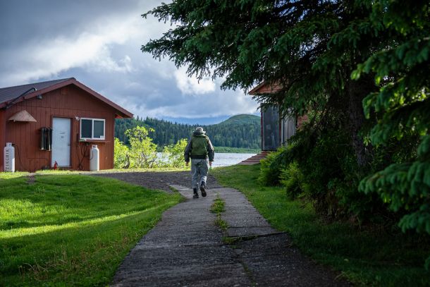 Fishing at the Lodge